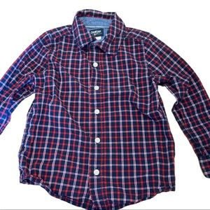 Boys Like New OshKosh L/S Button Down Dress/ Casual Shirt